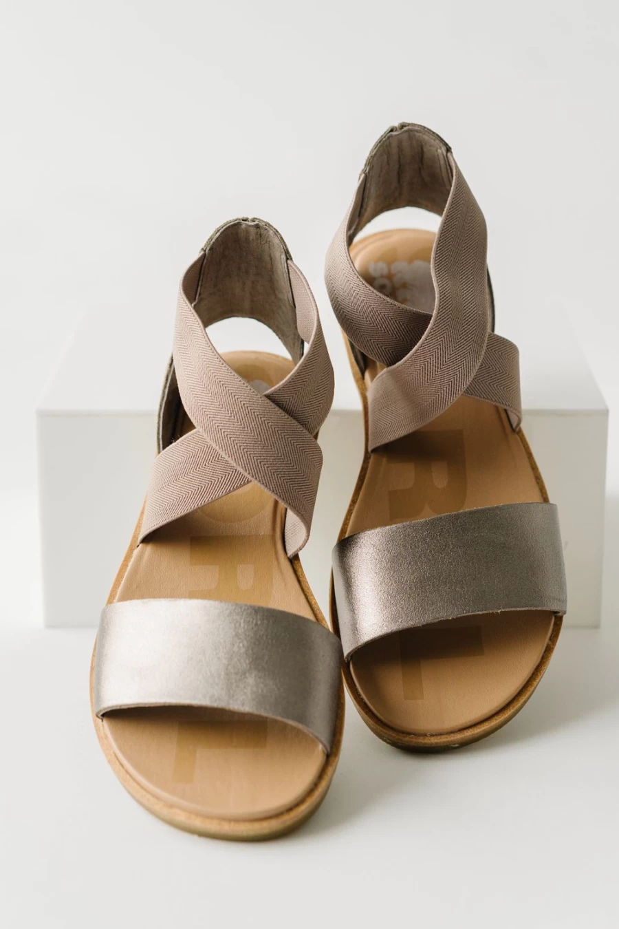 Piper & Scoot Women's Ella II Sandal in Ash Brown - Comfortable & Stylish Footwear