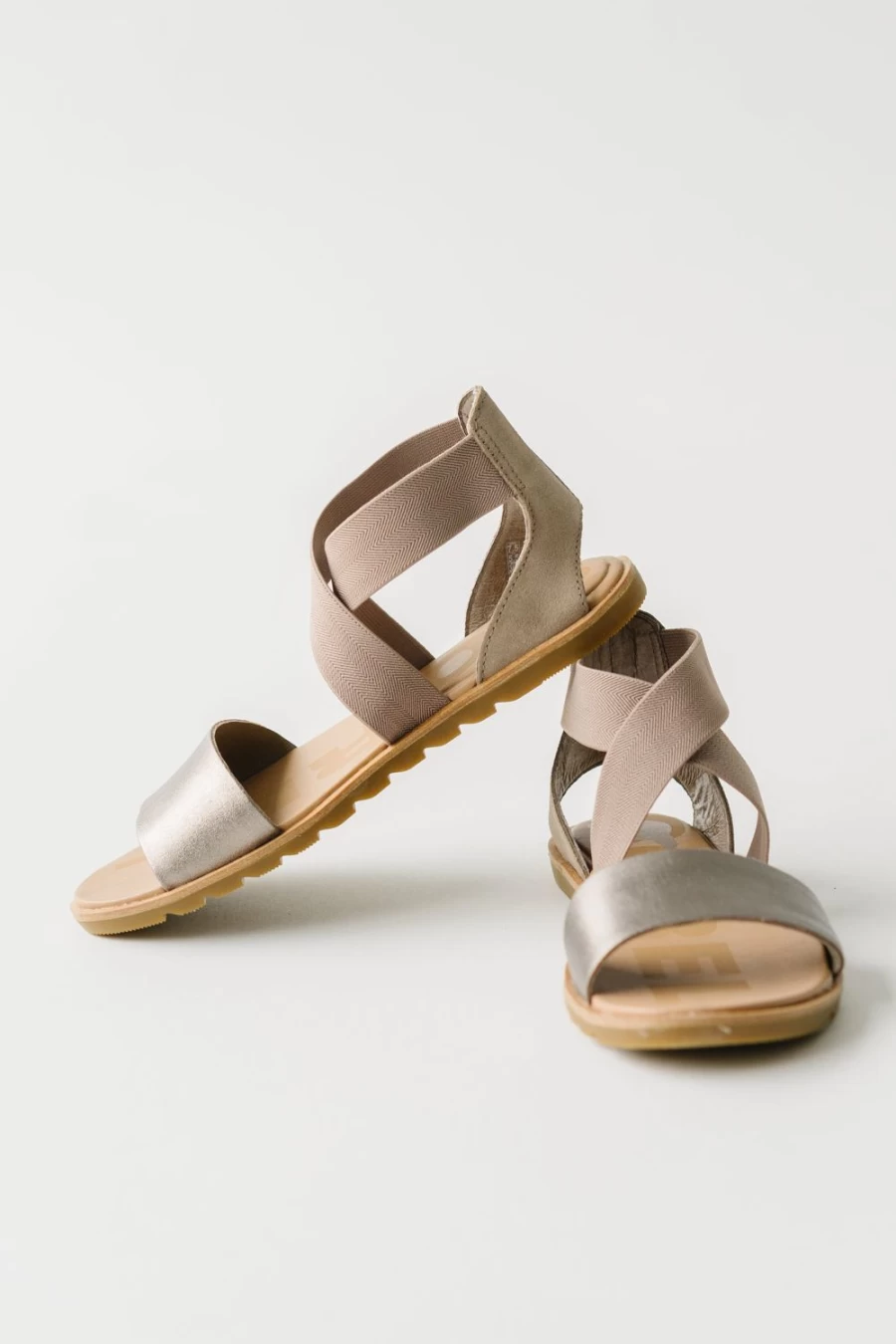 Piper & Scoot Women's Ella II Sandal in Ash Brown - Comfortable & Stylish Footwear