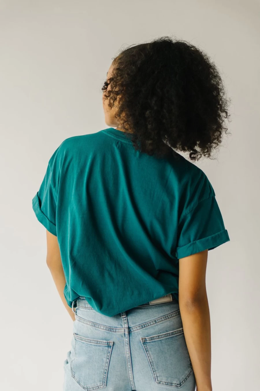 "Piper & Scoot Women's Seattle Sound Revolution Graphic Tee in Dark Aqua"