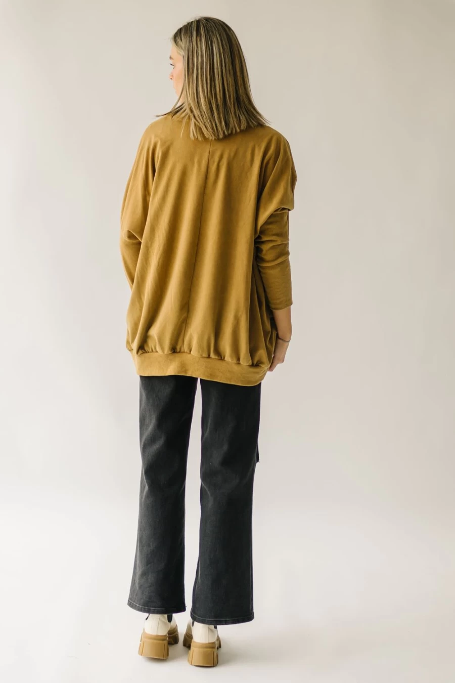Piper & Scoot Women's Ozzy Camel Pocket Detail Cardigan