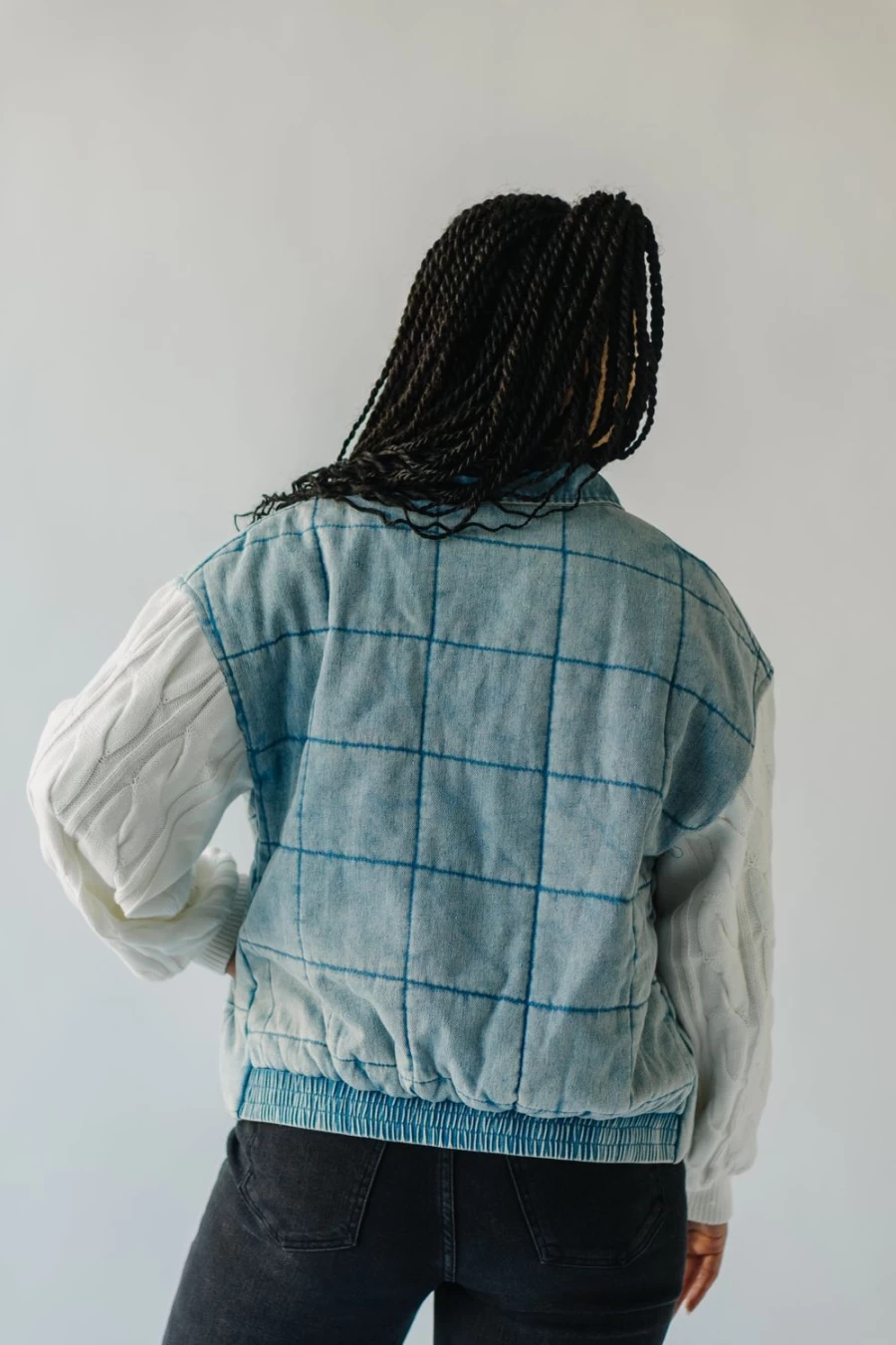Piper & Scoot Women's Wellington Quilted Denim Jacket