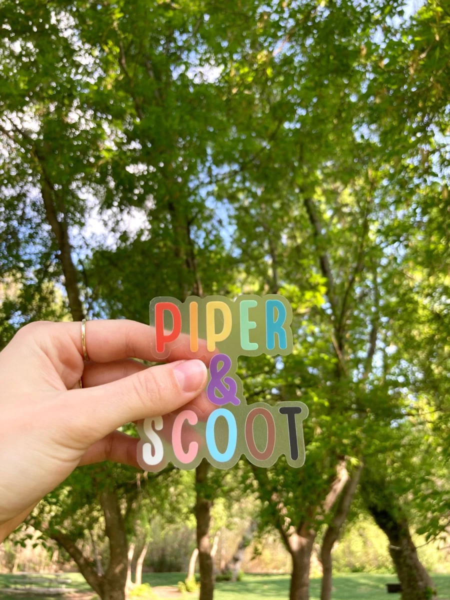 Piper & Scoot Pride Sticker - LGBTQ+ Women's Support Decal