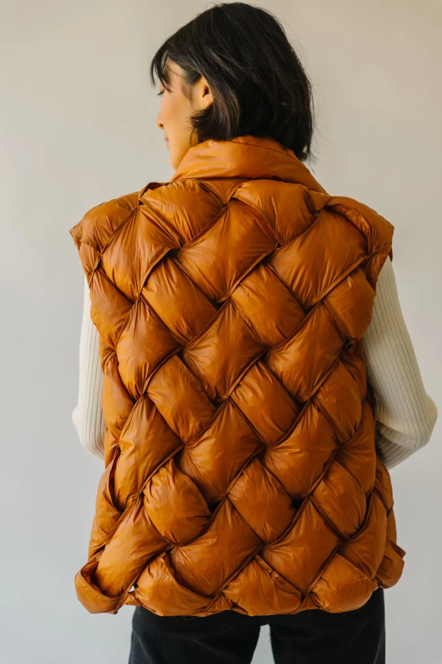 Piper & Scoot Women's Carrigan Camel Puffer Vest – Lightweight Warm Winter Jacket