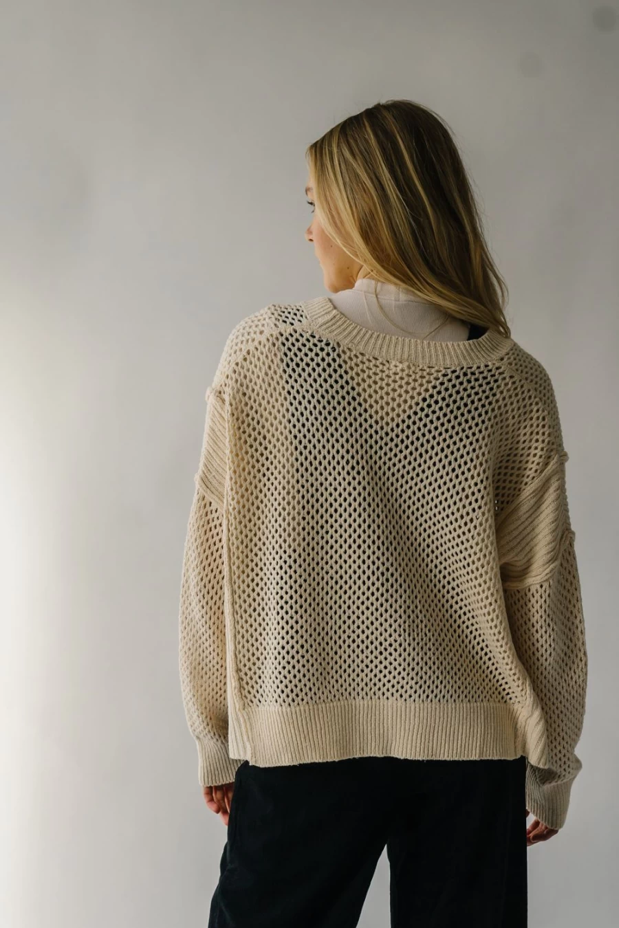 Piper & Scoot Women's Elberon Knit Cardigan - Natural Cozy Sweater