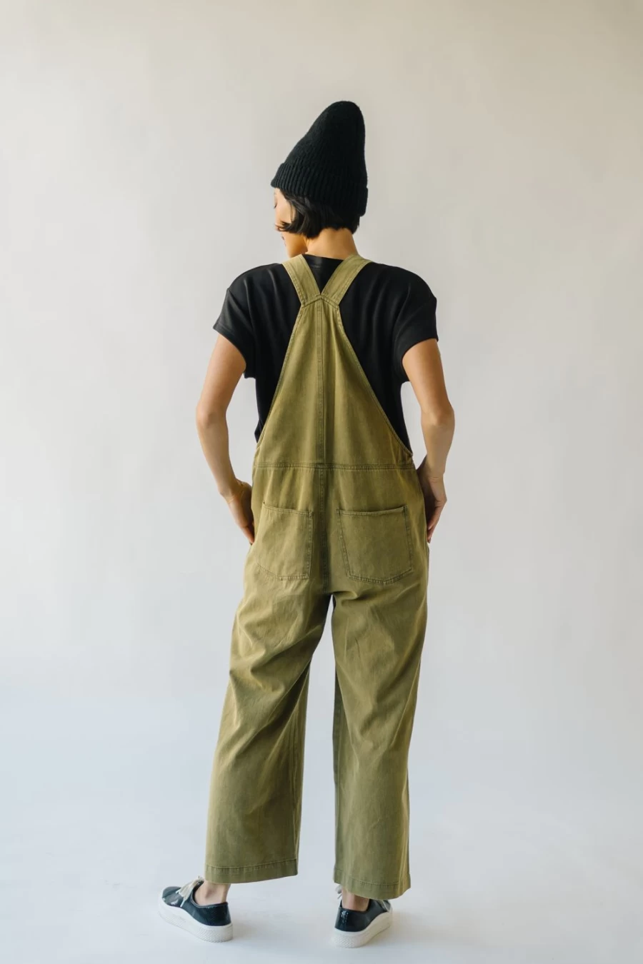 Piper & Scoot Women's Fortuna Olive Wide Leg Jumpsuit - Comfortable Stylish Outfit