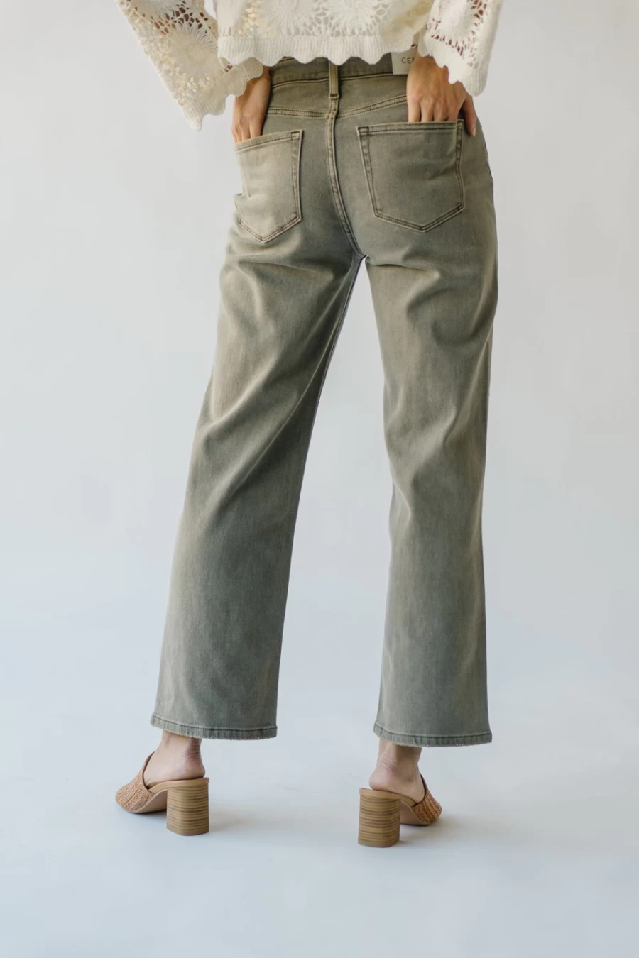 Piper & Scoot Women's Thorpe Dad Jeans in Ash Brown - High Waisted Relaxed Fit Vintage Denim